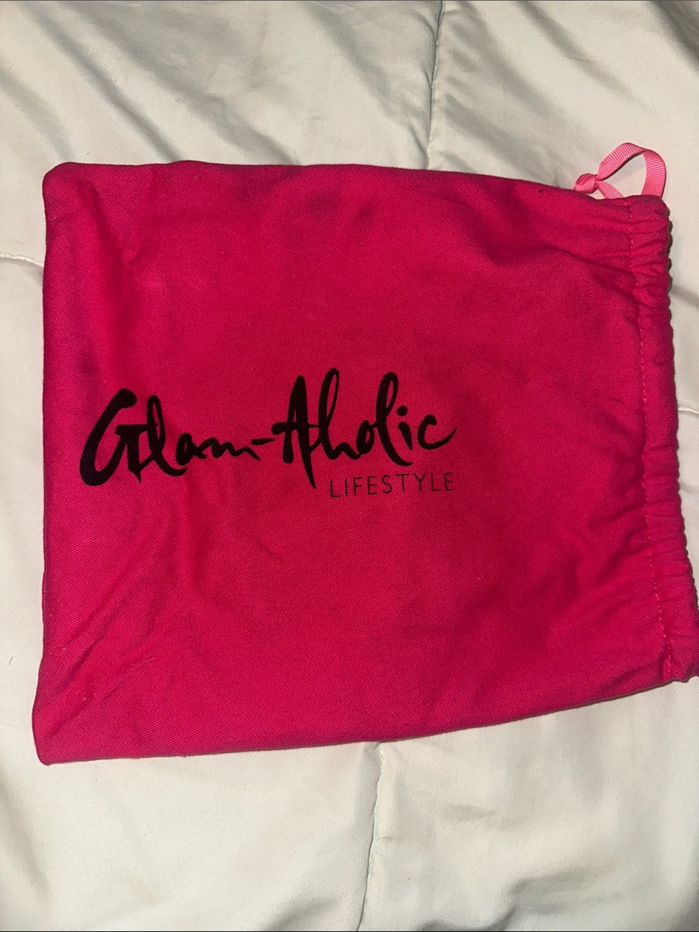 Glam-Aholic Black Mini Backpack with Subtle Script Monogram - Picture 2 of 4